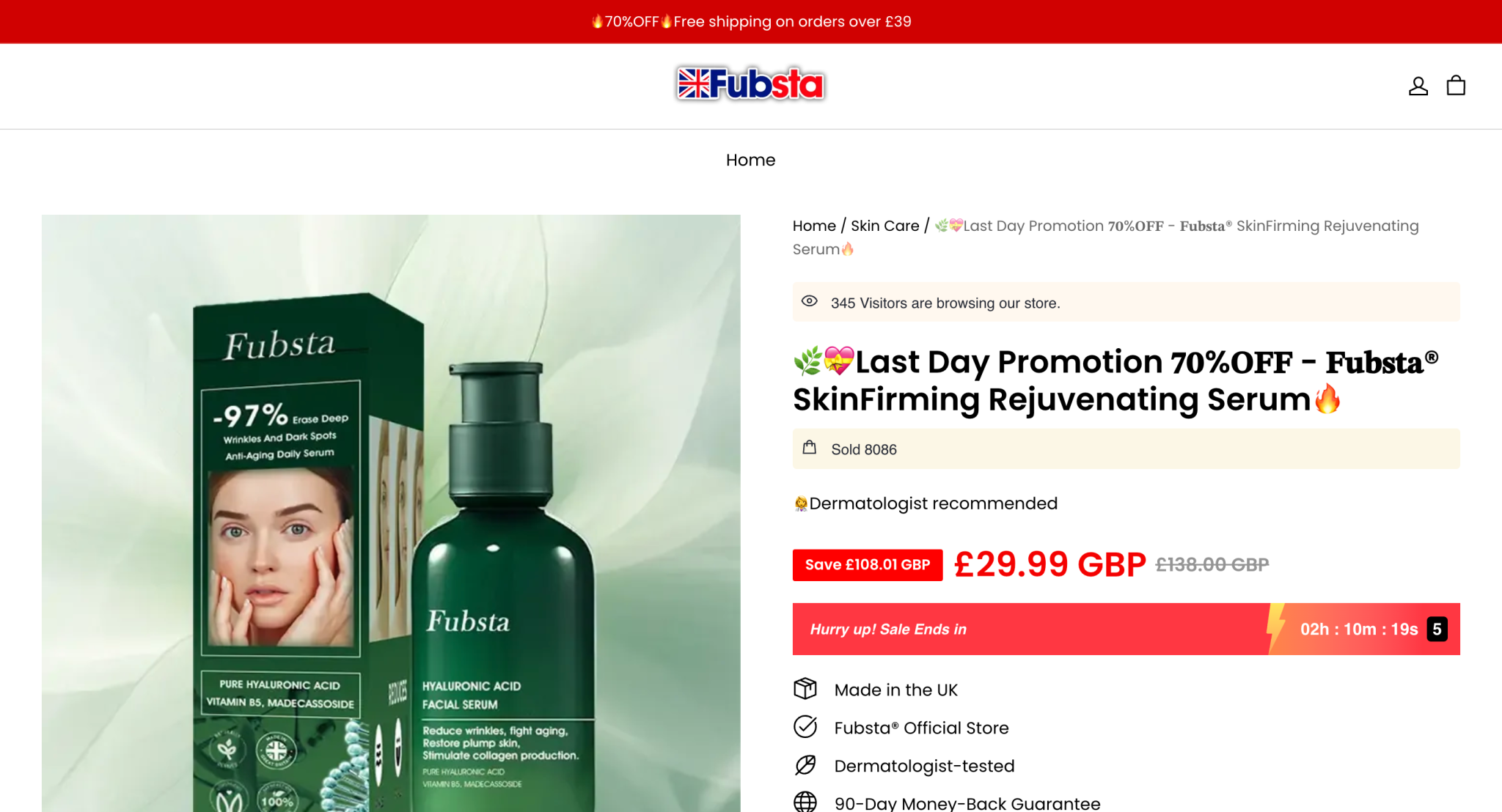 Fubsta Skin Firming Cream Review Fake Skin Care Product? Infoquu