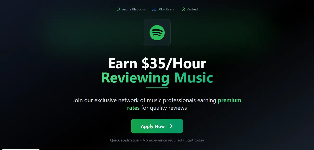 Spotifyjobs Lovable App Review Scam 35 Per Hour Spotify Reviewer Job